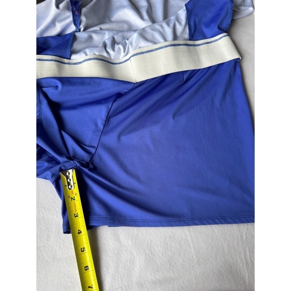 Grand Slam Performance Skort Skirt Women XL Blue Pink Print Athletic Golf Pocket - Picture 11 of 14